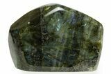 Flashy Free-Standing Polished Labradorite - Madagascar #364185-1